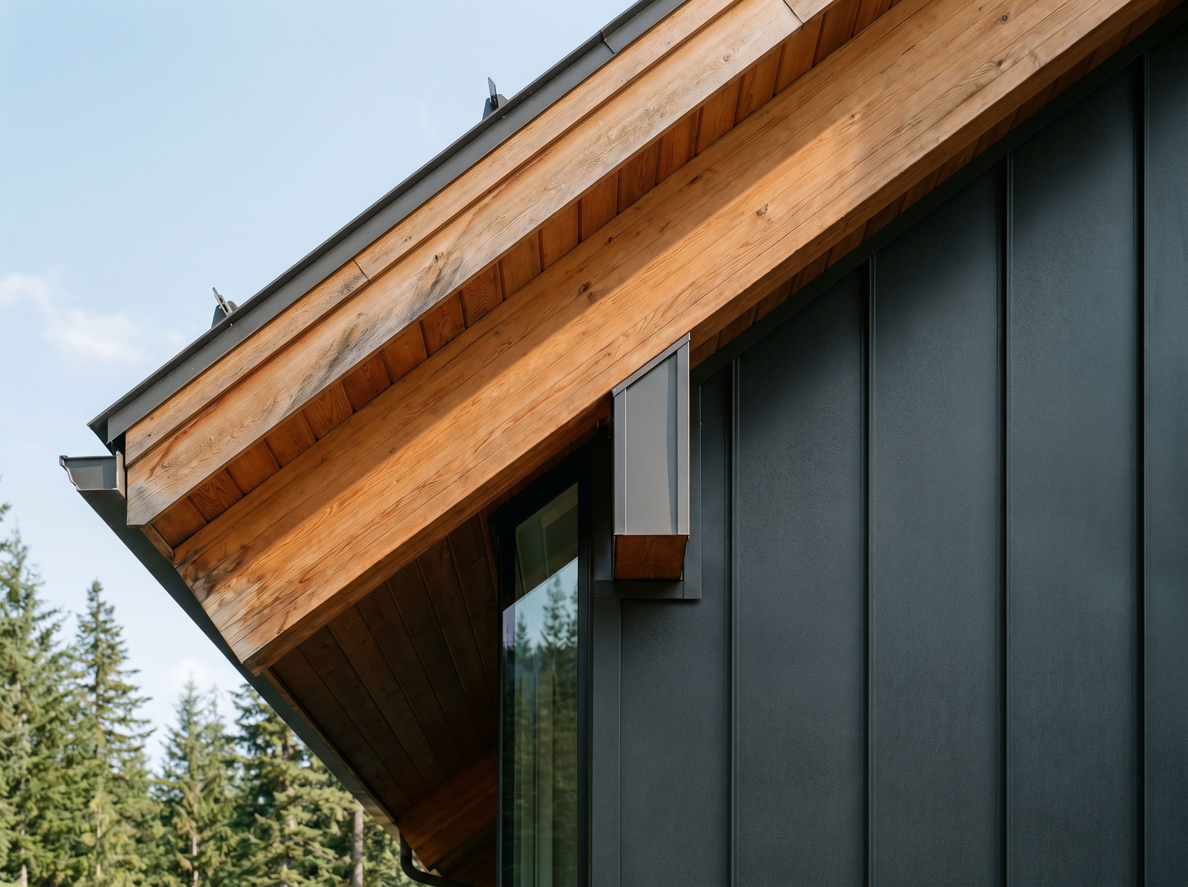 Architectural detail of a Whistler home